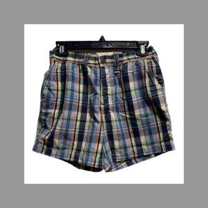 Abercrombie & Fitch Plaid Bermuda Shorts Size XS / 26"-W EUC #M-074
